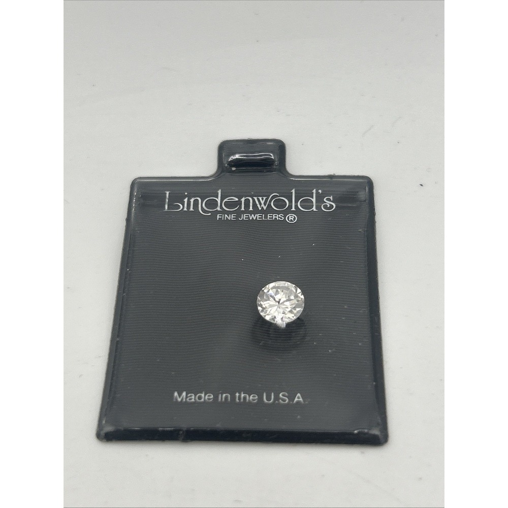 Lindenwold's Loose Stone‎ Womens OS Clear Round Brilliant Cut Cubic Zirconia CZ